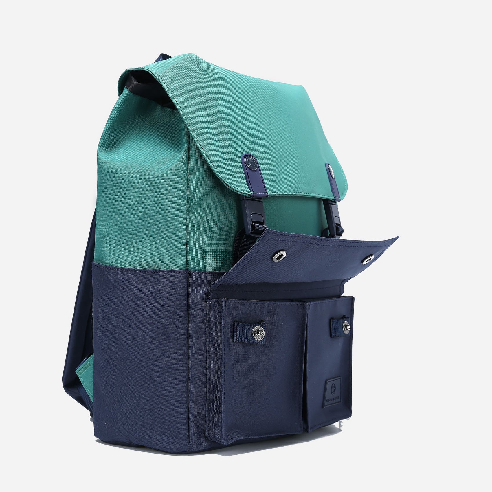 Macchiato Backpack (Navy/ Green)
