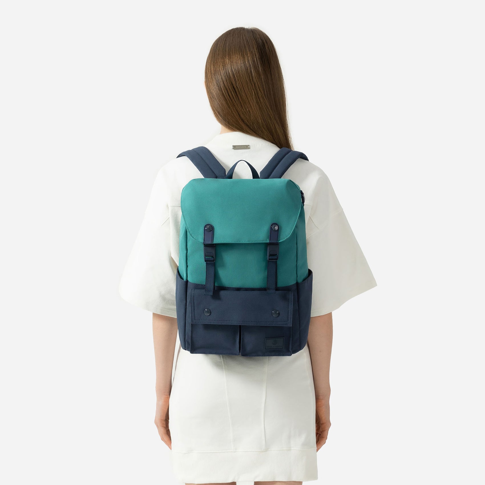 Macchiato Backpack (Navy/ Green)