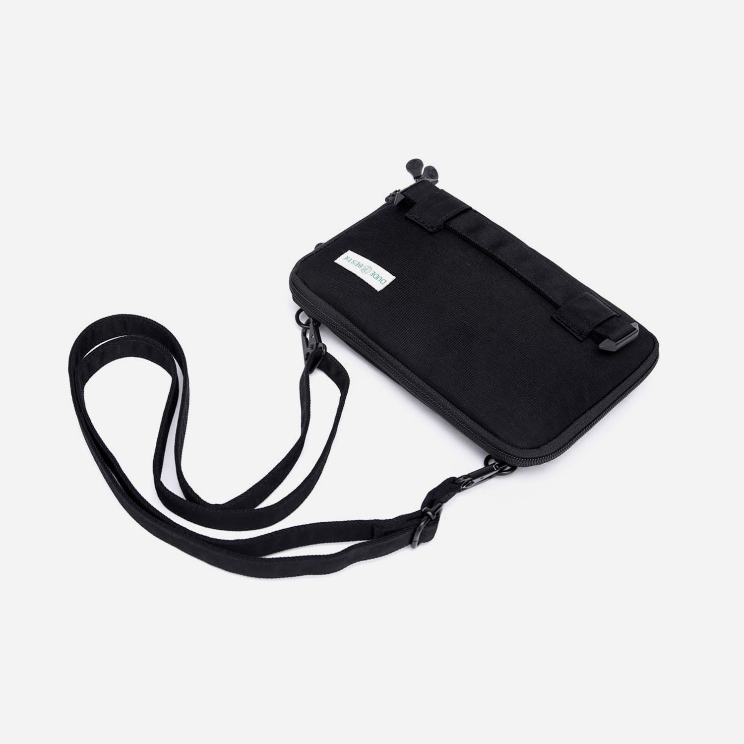 Dude & Bestie Passage Passport Crossbody Bag - Black