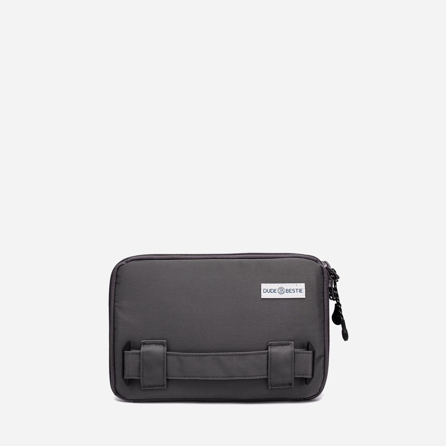 Dude & Bestie Passage Passport Crossbody Bag - Grey